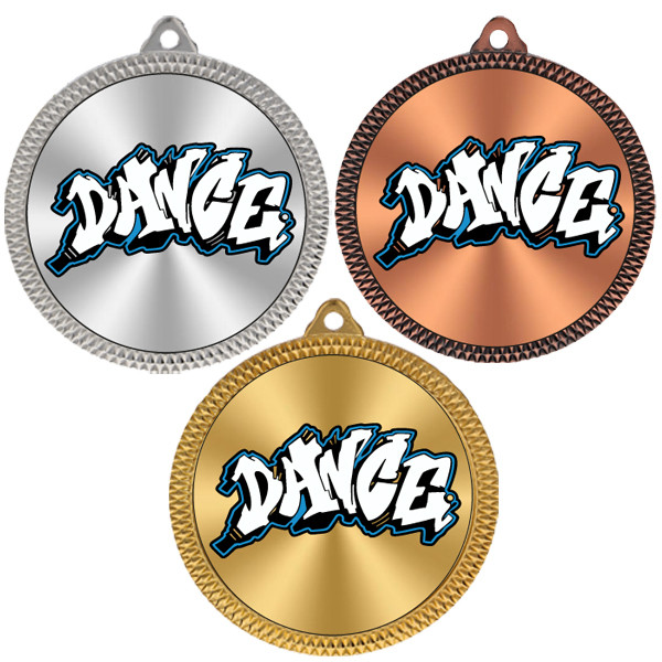 Street Dancing 60mm Medal