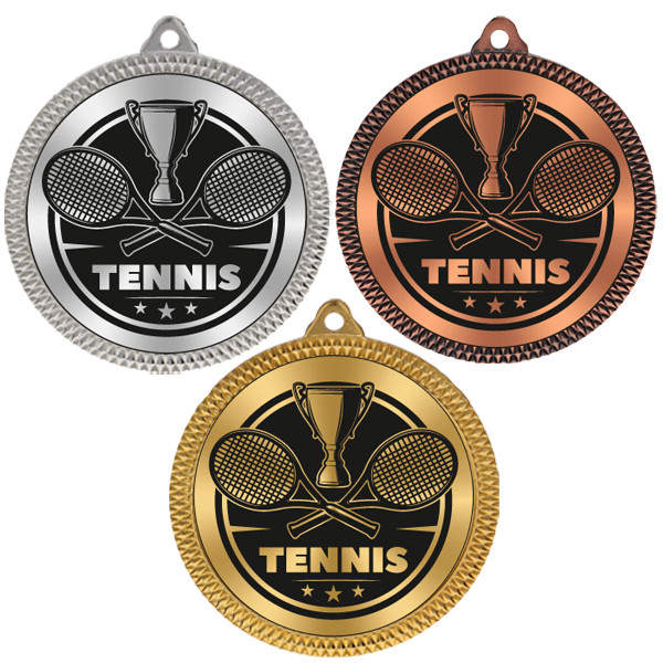 Tennis 60mm Medal