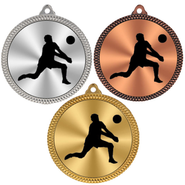 Volleyball 60mm Medal