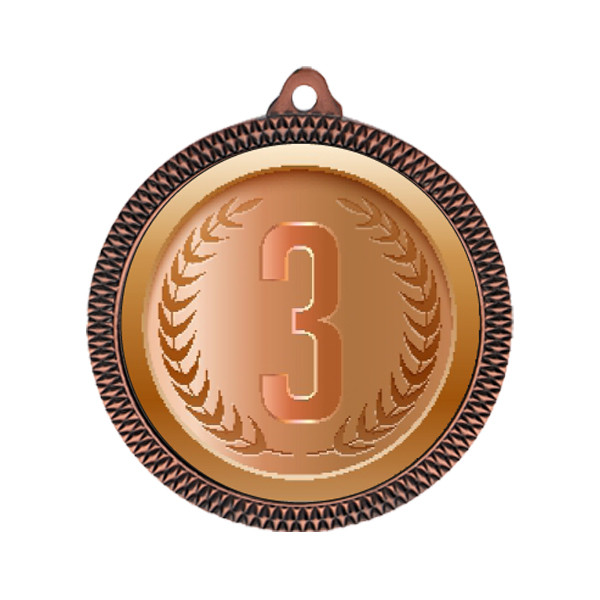 1st, 2nd & 3rd Place 60mm Medal