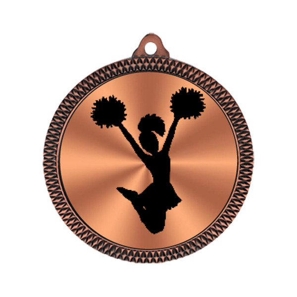Cheerleading 60mm Medal