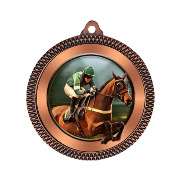 Equestrian 60mm Medal