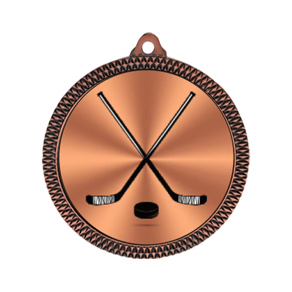 Ice Hockey 60mm Medal