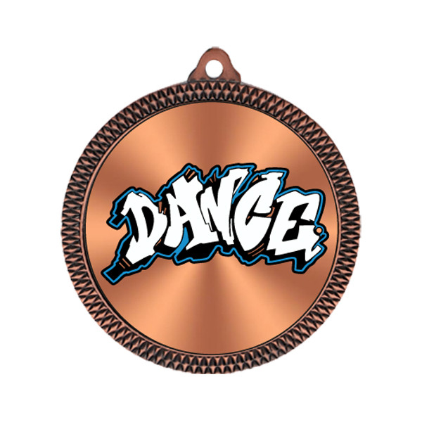 Street Dancing 60mm Medal