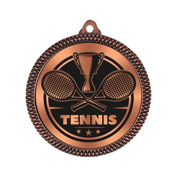 Tennis 60mm Medal