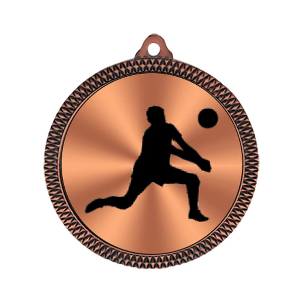 Volleyball 60mm Medal