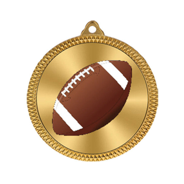 American Football 60mm Medal