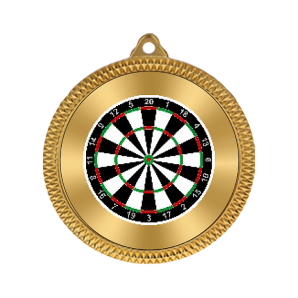 Darts 60mm Medal