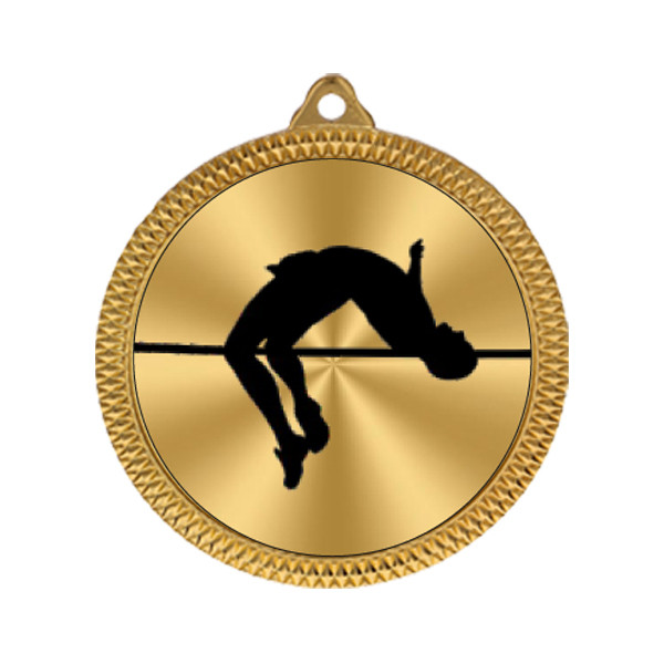 High Jump 60mm Medal