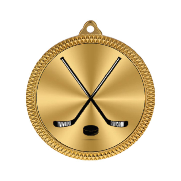 Ice Hockey 60mm Medal