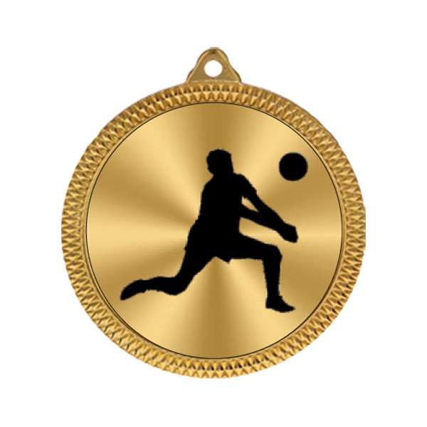 Volleyball 60mm Medal