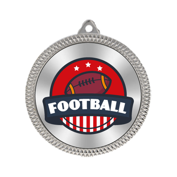 American Football 60mm Medal