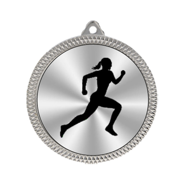 Female Athletics 60mm Medal