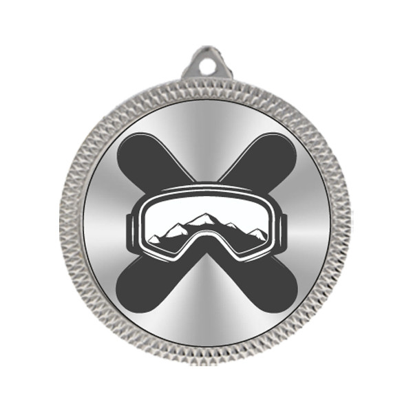 Snowboarding 60mm Medal
