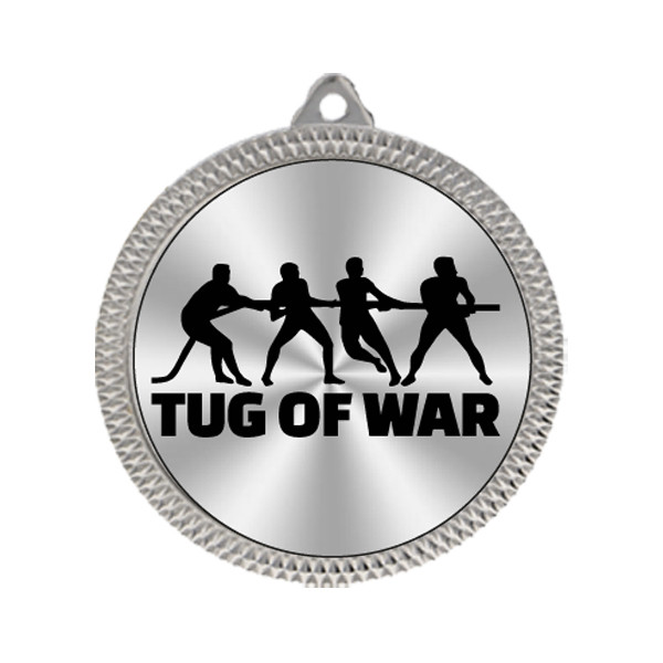 Tug of War 60mm Medal