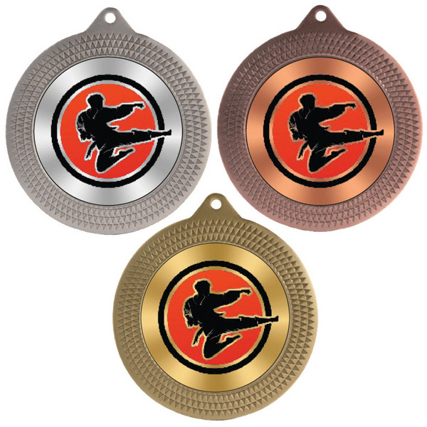 Karate 70mm Medal