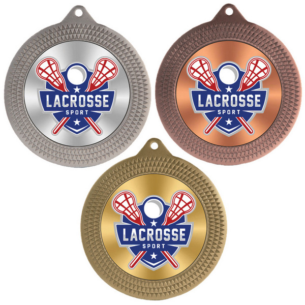 Lacrosse 70mm Medal