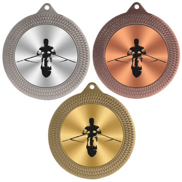 Rowing 70mm Medal