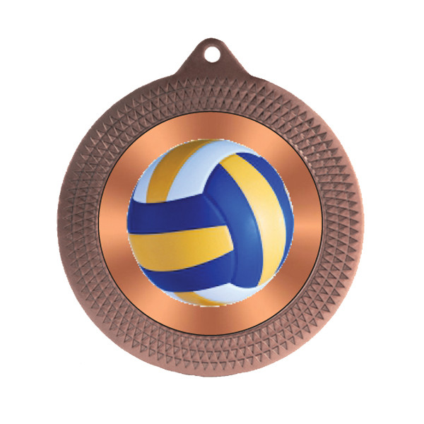 Beach Volleyball 70mm Medal
