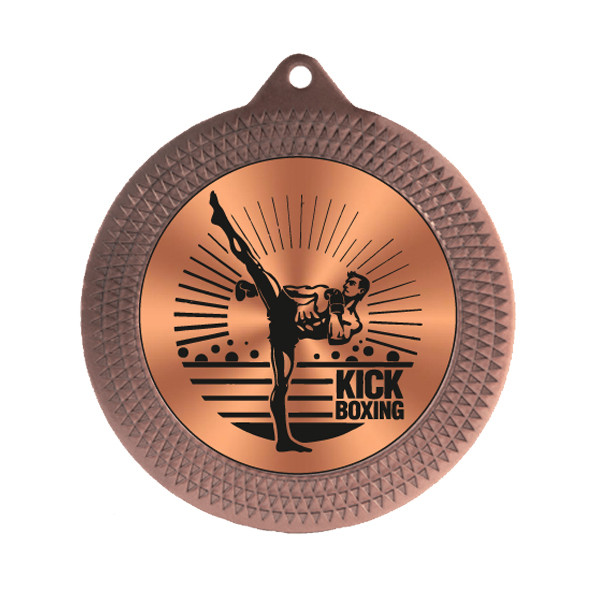 Kickboxing 70mm Medal