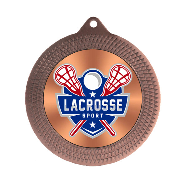 Lacrosse 70mm Medal