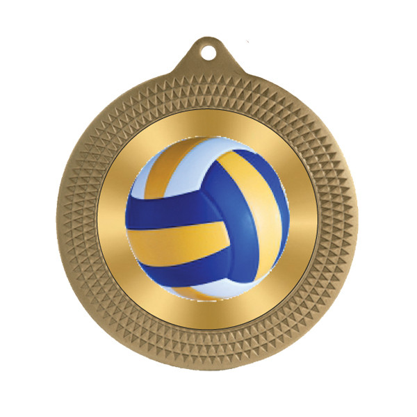 Beach Volleyball 70mm Medal