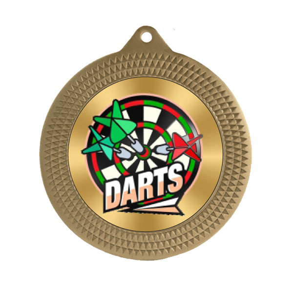 Darts 70mm Medal