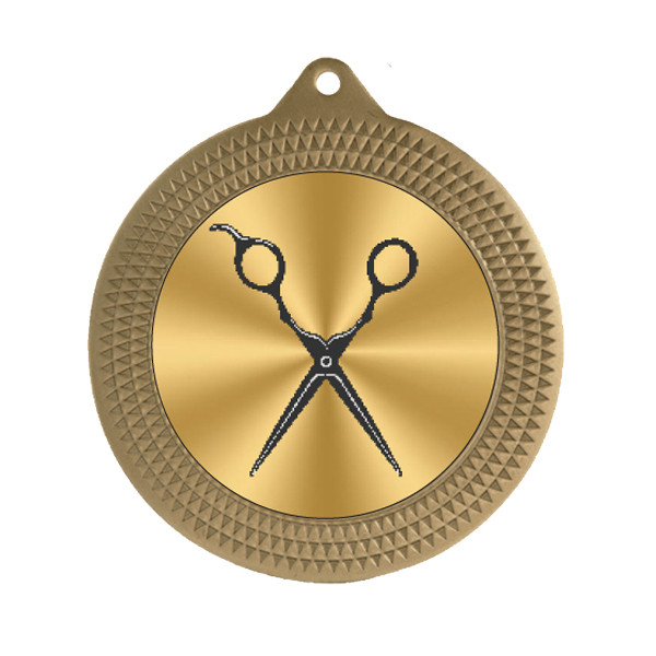 Hairdressing 70mm Medal