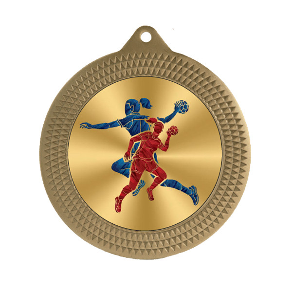 Handball 70mm Medal