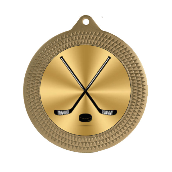 Ice Hockey 70mm Medal