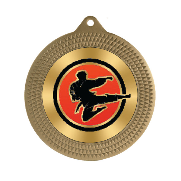 Karate 70mm Medal