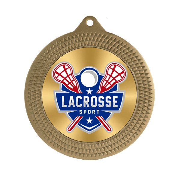 Lacrosse 70mm Medal