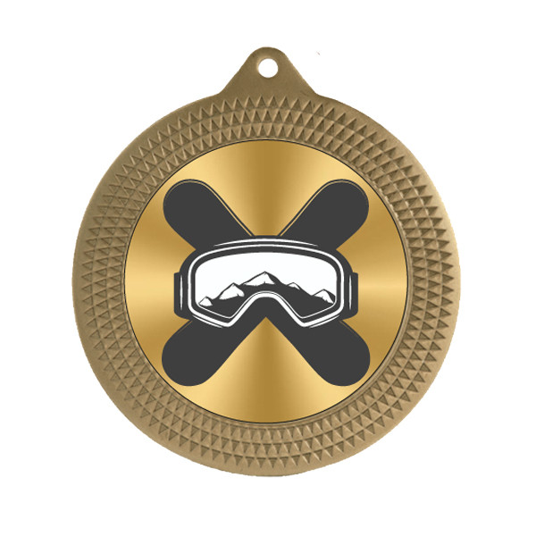 Snowboarding 70mm Medal