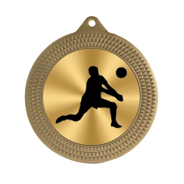 Volleyball 70mm Medal