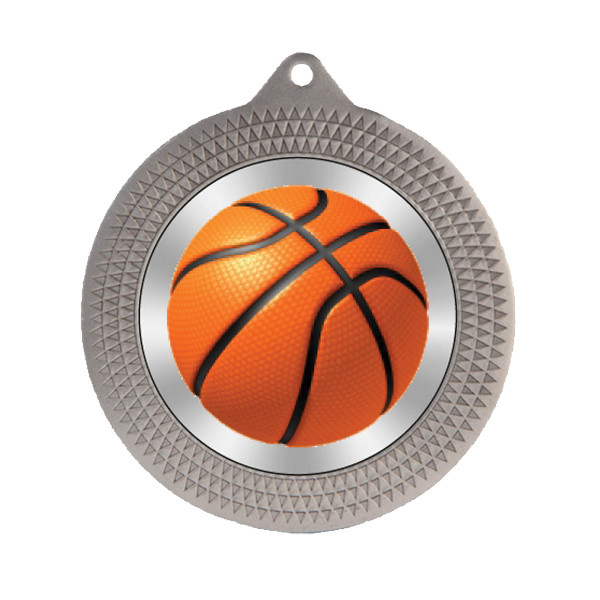 Basketball 70mm Medal