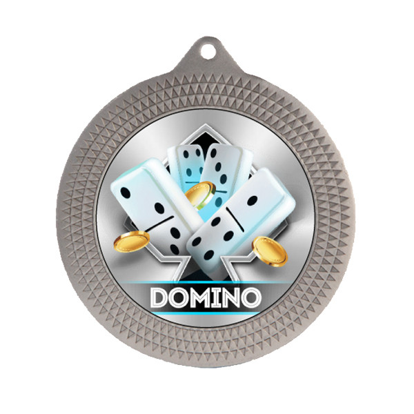 Dominoes 70mm Medal