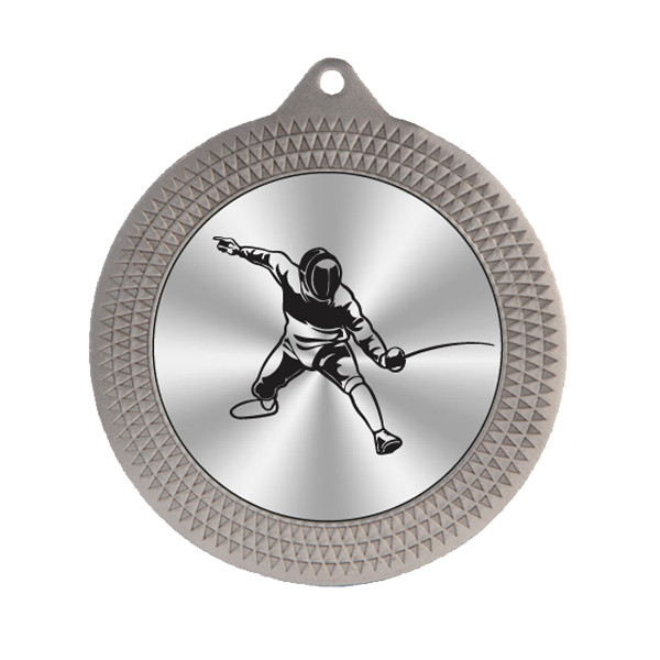 Fencing 70mm Medal