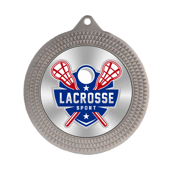 Lacrosse 70mm Medal
