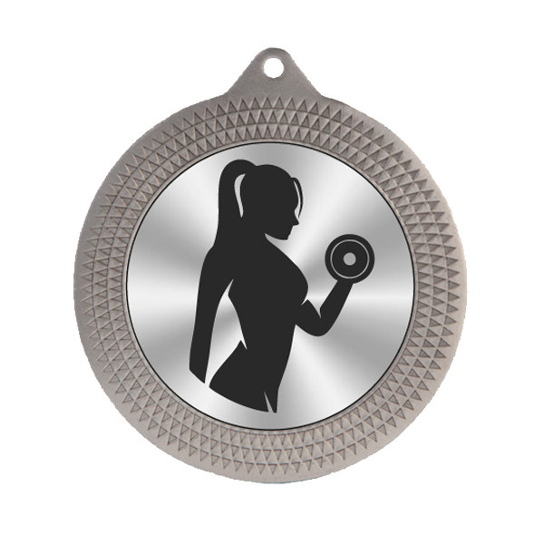 Weightlifting 70mm Medal