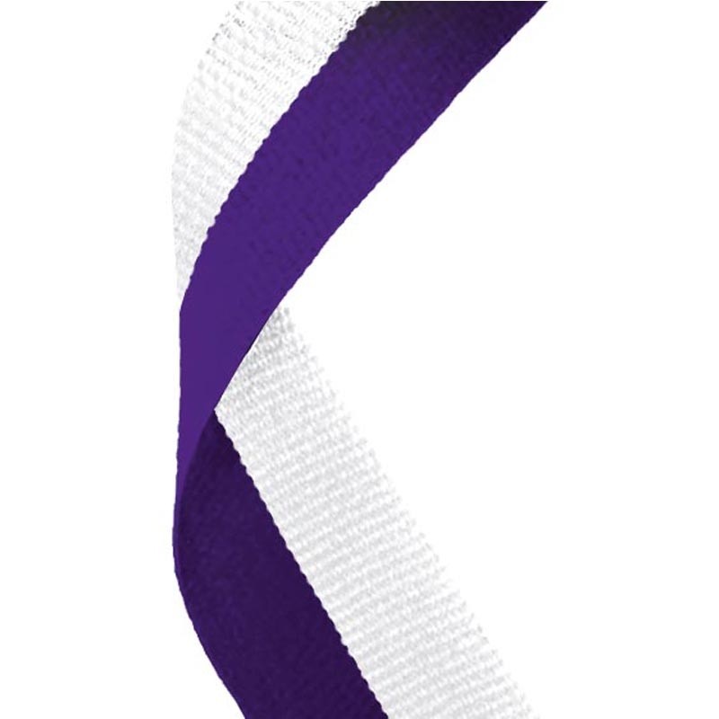 Purple and White Ribbon
