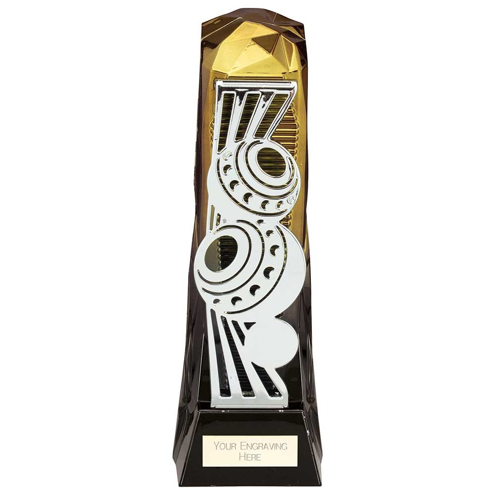 Shard Lawn Bowls Award Fusion Gold & Carbon Black 