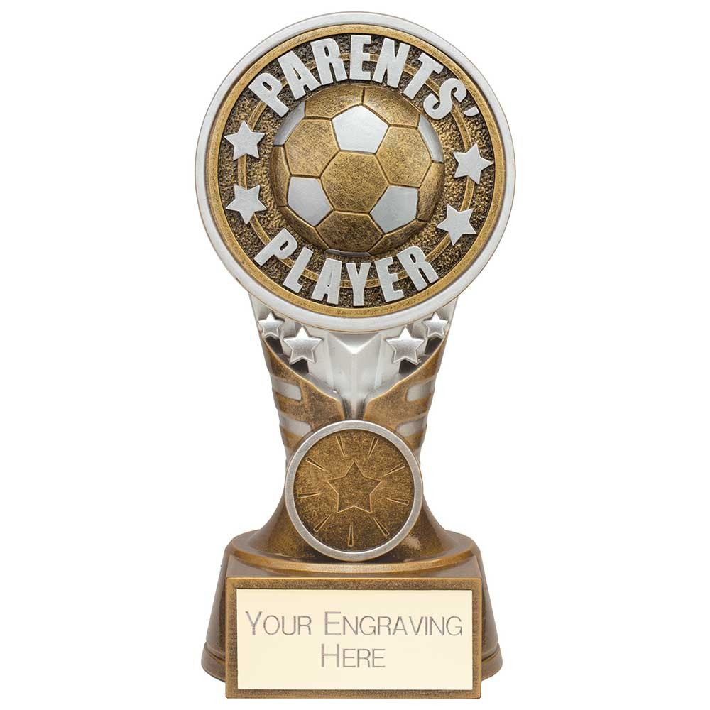 Ikon Tower Parents Player Award Antique Silver & Gold 