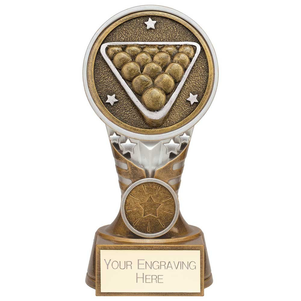 Ikon Tower Pool Award Antique Silver & Gold 