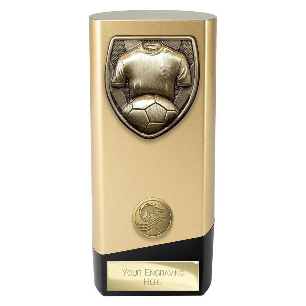 Prime Cobra Football Shirt & Ball Award Gold & Black 