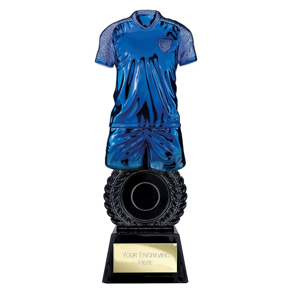 Intensity Football Award Metallic Blue & Carbon Black
