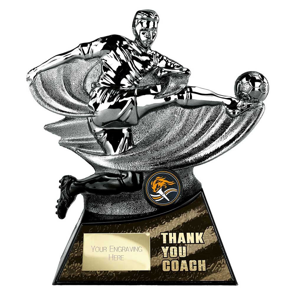 Power Strike Football Thank You coach Gunmetal & Black 