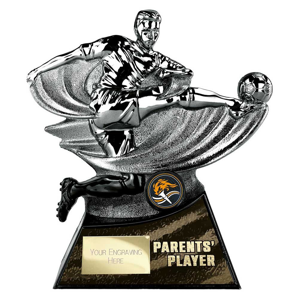 Power Strike Football Parents Player Gunmetal & Black
