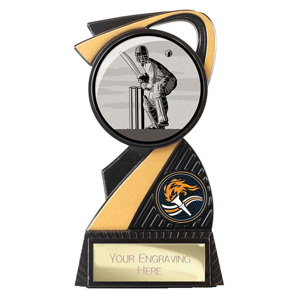 Mania Tower Cricket Award Carbon Black & Gold