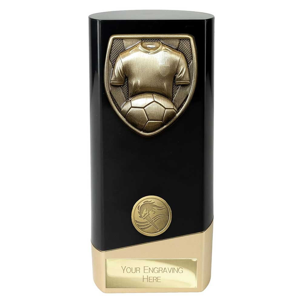 Prime Cobra Football Shirt & Ball Award Black & Gold