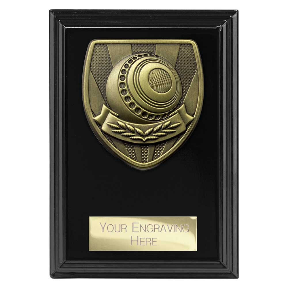 Cobra Plaque Lawn Bowls Award Epic Black